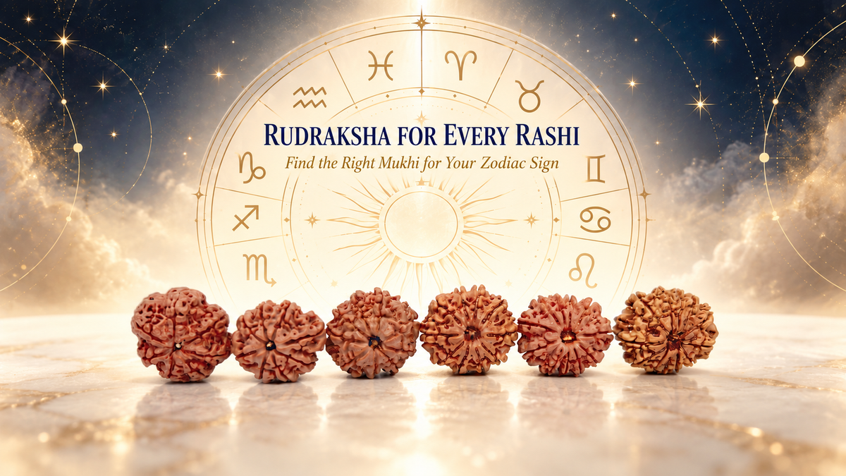 Natural Rudraksha beads with 12 zodiac signs – Rudraksha for every Rashi