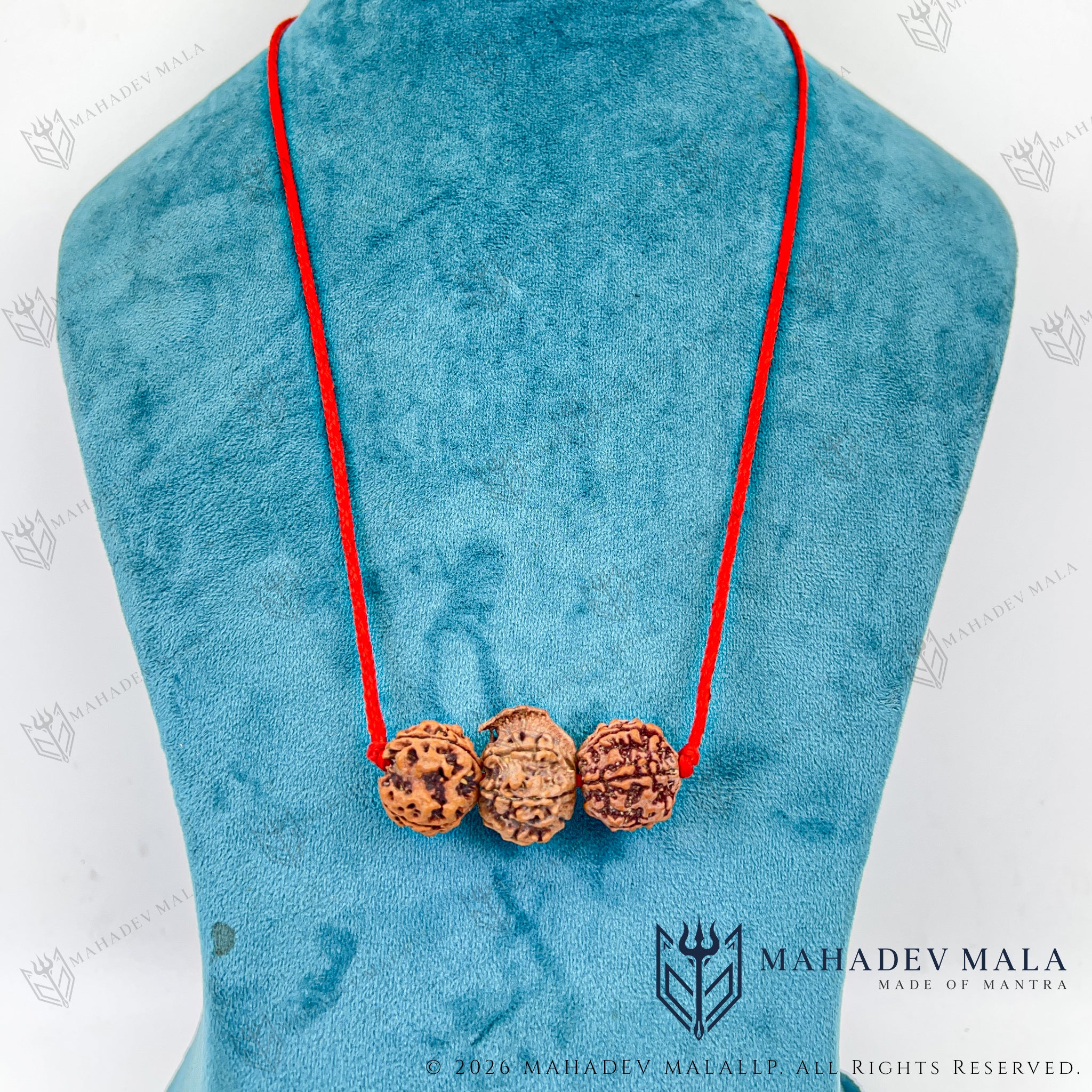 Saraswati Gyaan Kavach worn around the neck