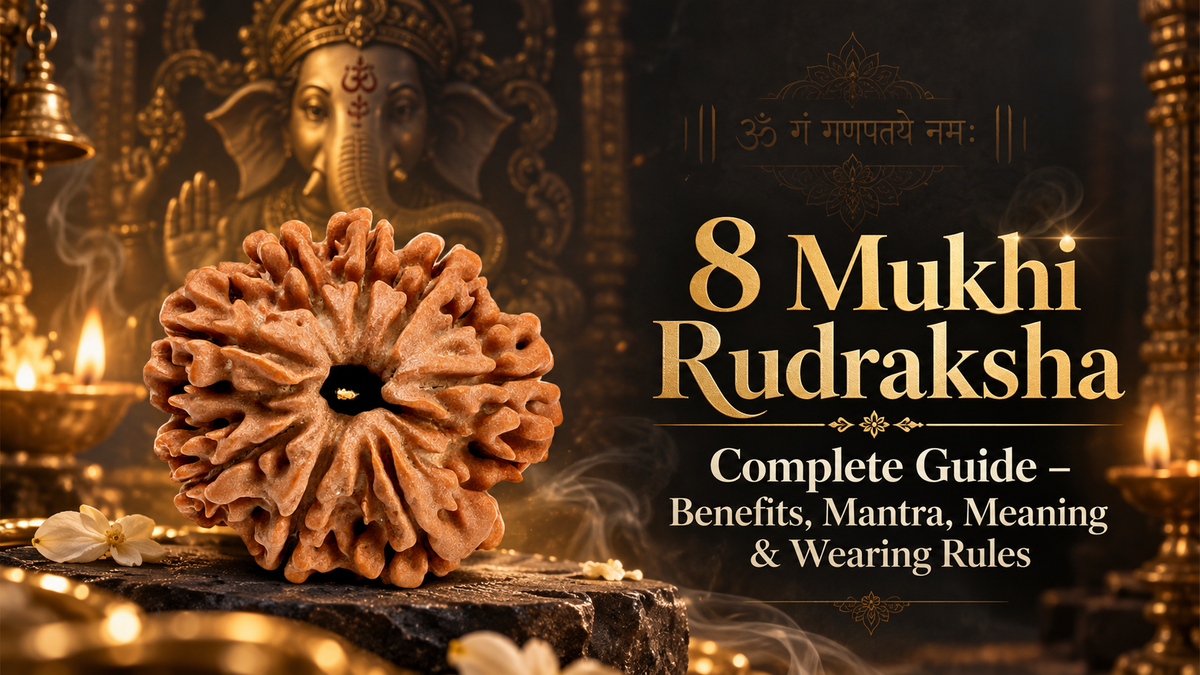 8 Mukhi Rudraksha Complete Guide
