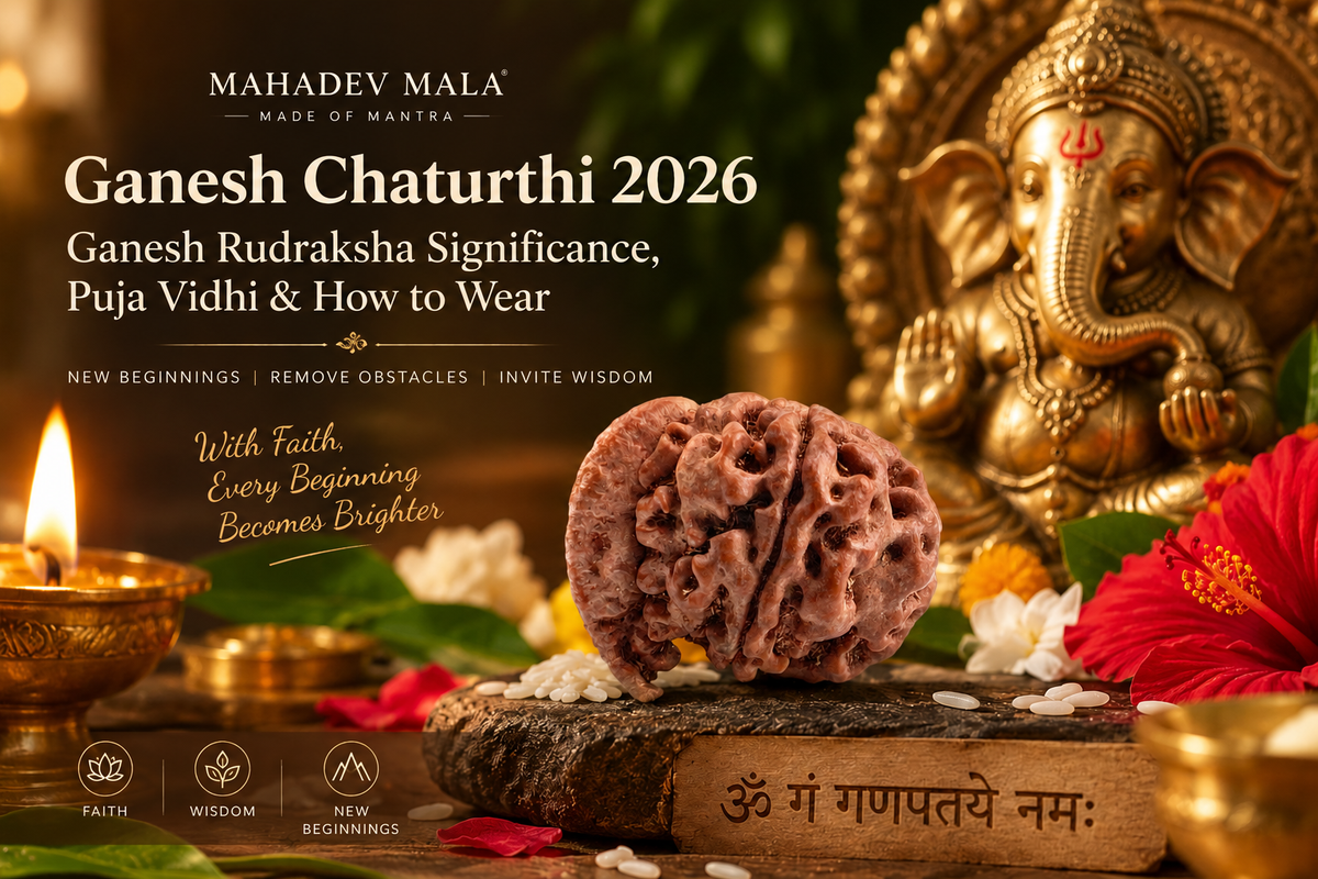 Natural Ganesh Rudraksha for Ganesh Chaturthi 2026