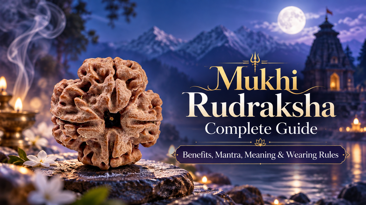 4 Mukhi Rudraksha Complete Guide – Benefits, Mantra, Meaning & Wearing Rules