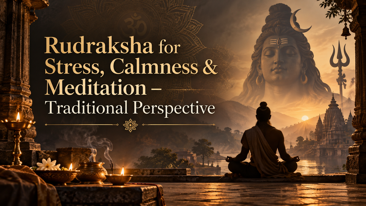 Rudraksha for Stress, Calmness & Meditation – Traditional Perspective
