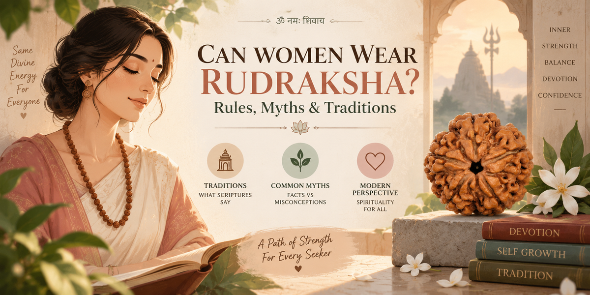Can Women Wear Rudraksha? Rules, Myths & Traditions