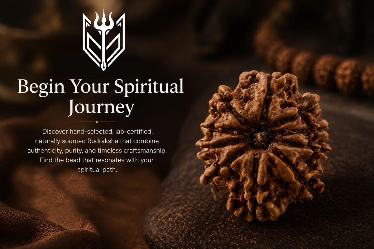 Natural Rudraksha featured by Mahadev Mala for a traditional spiritual journey