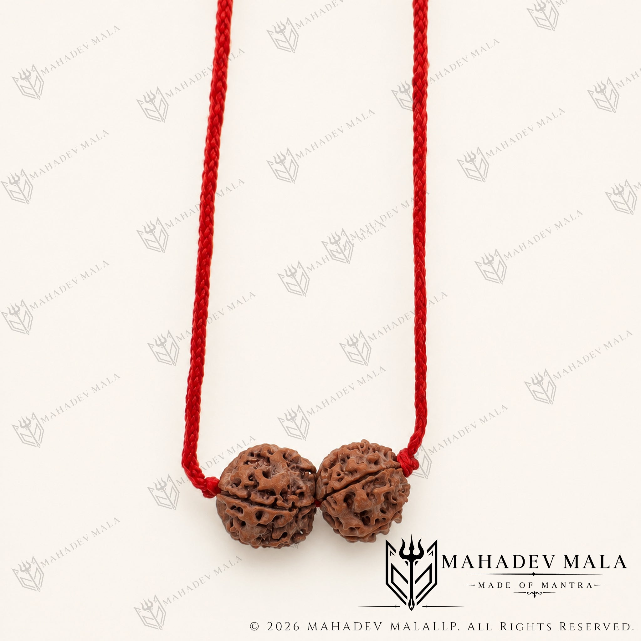 Budh Guru Buddhi Vriddhi Kavach with natural 4 and 5 Mukhi Rudraksha beads