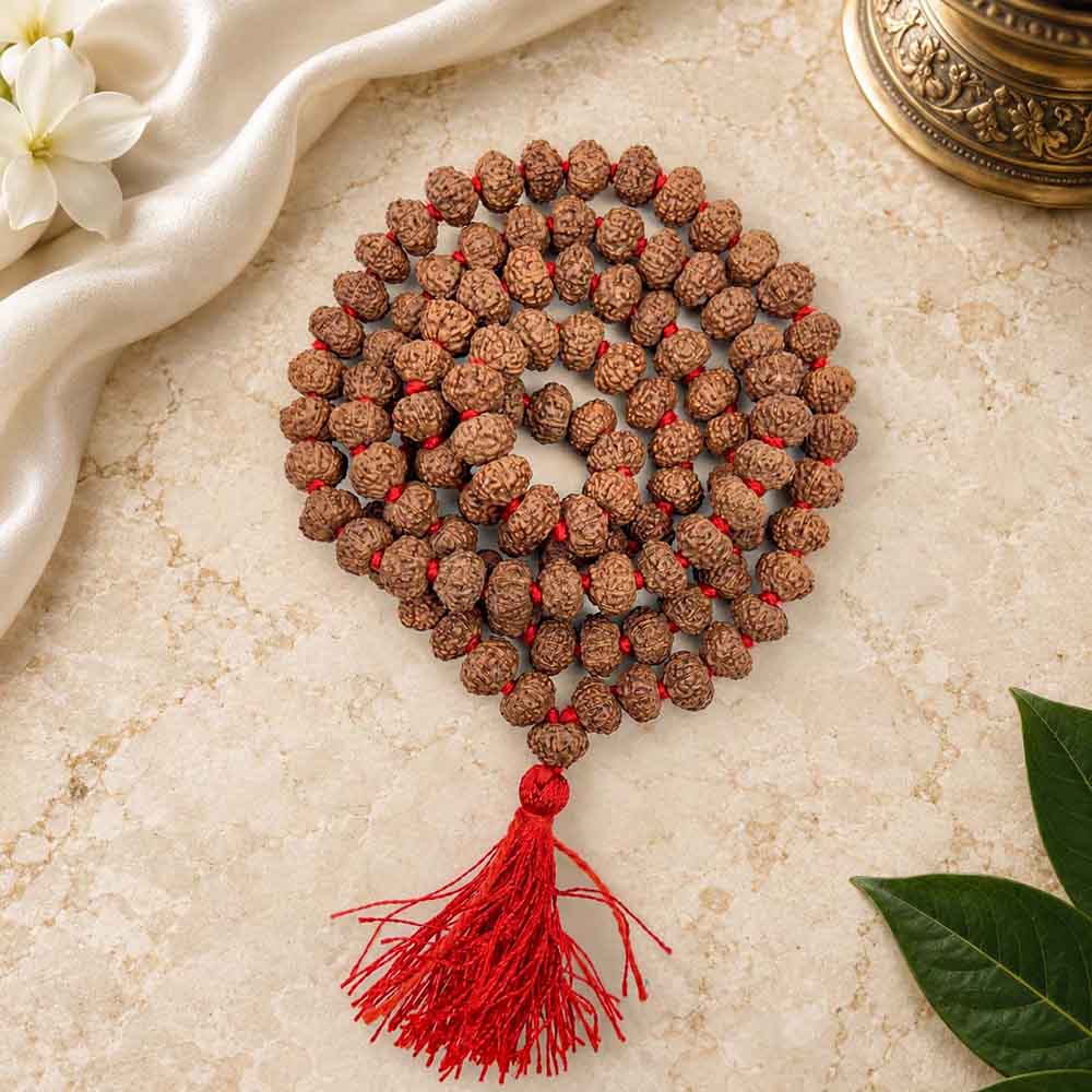 Explore Mahadev Mala's natural Rudraksha mala collection